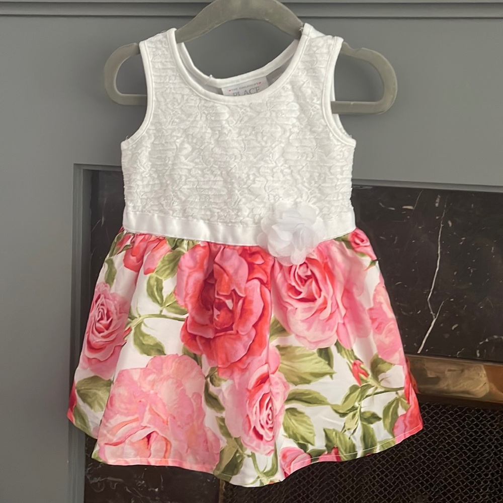 NWOT floral dress perfect for spring/summer! Size 12-18 months